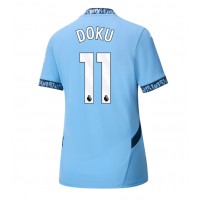 Zenski Nogometni Dres Manchester City Jeremy Doku #11 Domaci 2024-25 Kratak Rukav